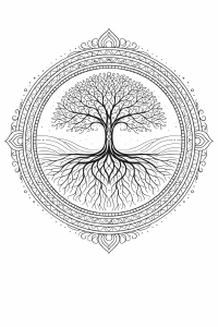 Baum des Lebens im Mandala (1)
