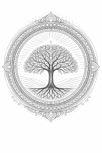 Baum des Lebens im Mandala (2)