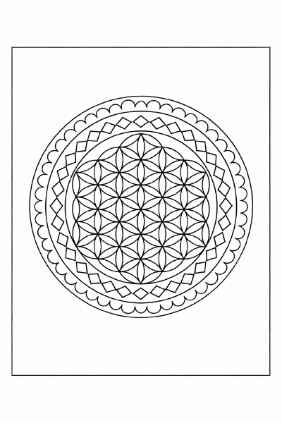 Blumen des Lebens Mandala