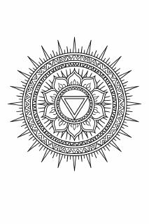 Mandala des Solarplexus Chakras