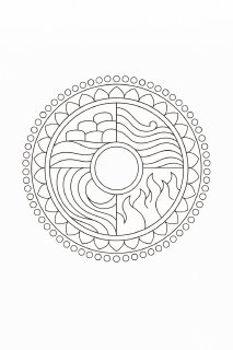 Mandala der vier Elemente (3)