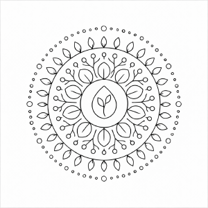 Kreis der Natur und Wachstum